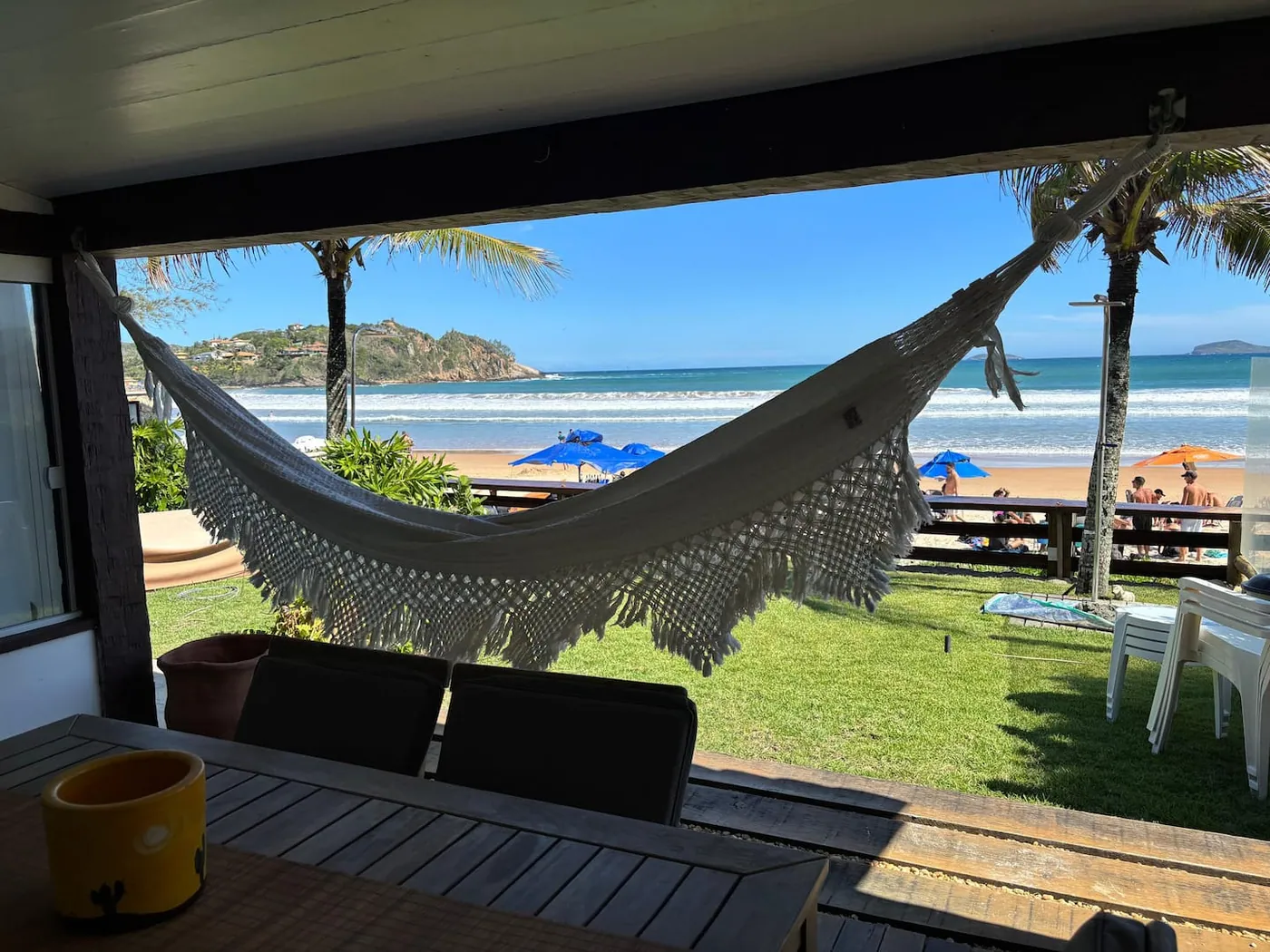 Casa pé na areia em Geribá